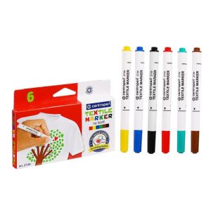 Набір маркерів для малювання по тканині, 6 шт