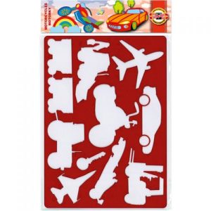 Трафарет пластиковий "Транспорт"