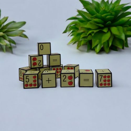 Кубики "Арифметика ТехноК", 12 кубиків