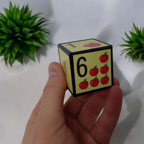 Кубики "Арифметика ТехноК", 12 кубиків