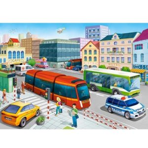 Пазли "Міська площа", 120 елементів