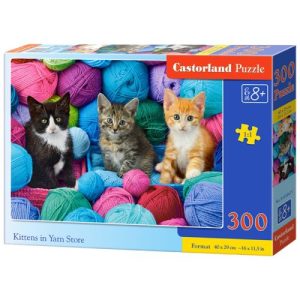 Пазли "Кошенята у пряжі", 300 елементів