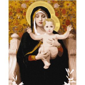 Картина за номерами "Мадонна з ліліями" ★★★★