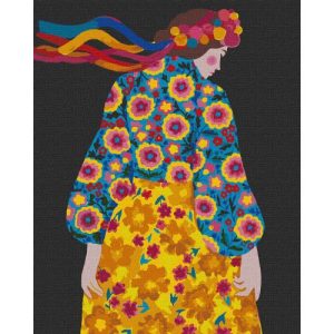 Картина за номерами "Вбрання на день перемоги" ★★★★