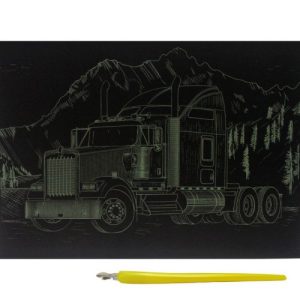 Гравюра "Gold Metallic: Тягач" (А5) Економ