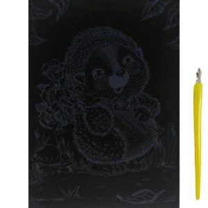 Гравюра "Silver Metallic: Їжачок" (А5) Економ