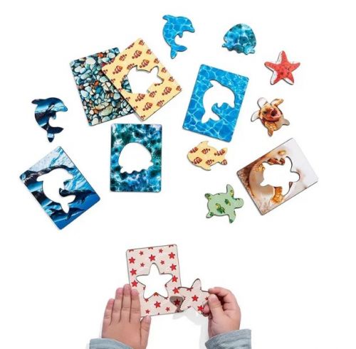 Дощечки Сегена "морські мешканці"