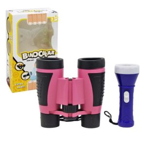 Набір "Бінокль з ліхтариком", рожевий