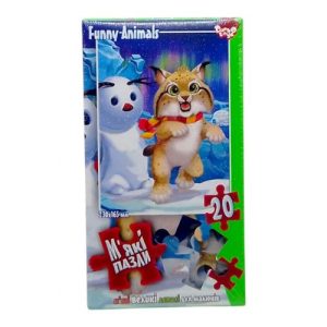 Мʼякі пазли "Рись", 20 елем.