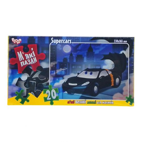 Мʼякі пазли "Бетмобіль", 20 елем.