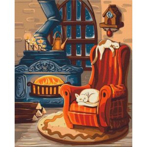 Картина за номерами "Затишна зима ©Лазаренко Олена" ★★★