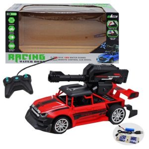 Машина з гарматою на радіокеруванні, червона