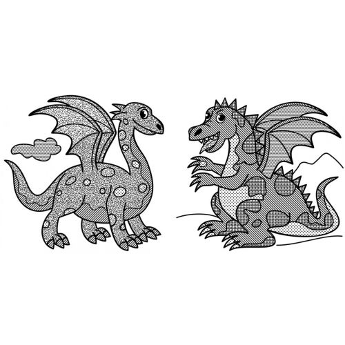 Водні розмальовки "Дракончик" (укр)