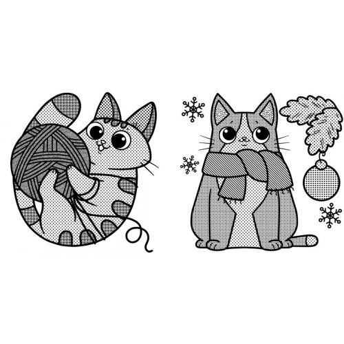 Водні розмальовки "Кішечка" (укр)