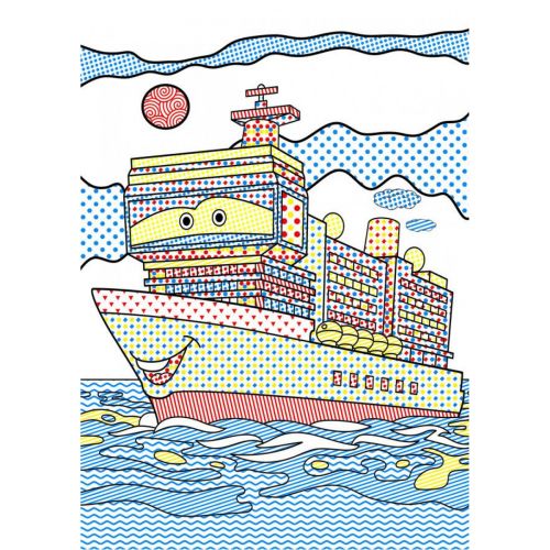 Водні розмальовки "Кораблі" (укр)