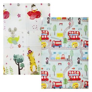 Двосторонній килимок "Місто", 180х120 см