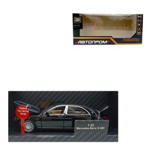 Машинка металева "АВТОПРОМ: Mercedes Benz S 600", чорна