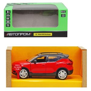 Машинка металева "АВТОПРОМ: Volvo XC40", червона
