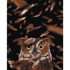 Картина за номерами "Розумна сова" ★★