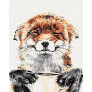 Картина за номерами "Задоволена лисичка" ★★★
