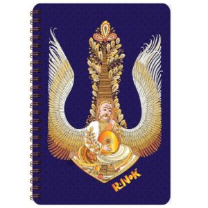 Блокнот на спіралі "Козак з бандурою", 160 арк.