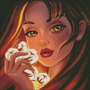 Алмазна мозаїка "Чарівна бавовна" 40х40см