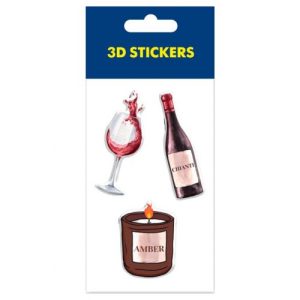 Набір 3D стікерів "Warm and cozy" (1 аркуш)