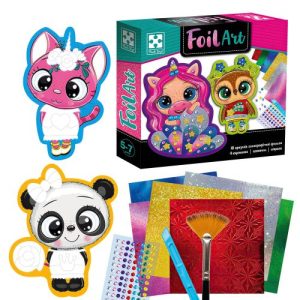Набір для творчості  "Foil Art. Чарівні тваринки" (укр)