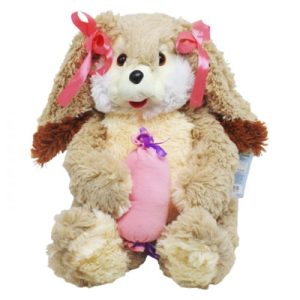 Мʼяка іграшка "Зайченятко Лапка", беж, 40 см