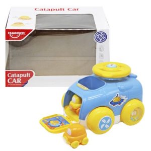 Пластикова машинка "Catapult Car" із запуском (синя)