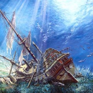 Пазли "Затонулий корабель", 2000 ел