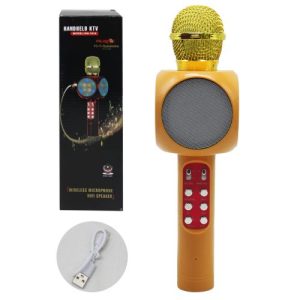 Бездротовий мікрофон "Hi-fi Speaker", золотистий