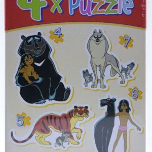 Пазли 4 в 1 "Мауглі"