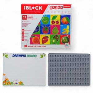 Конструктор-пазли "Фрукти та ягоди", 48 дет