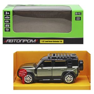 Машинка металева "Land Rover Defender 110" із серії "Автопром" (графітова)