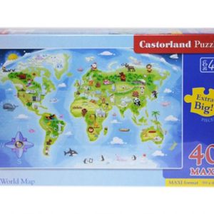 Пазли Максі "Карта світу", 40 елементів