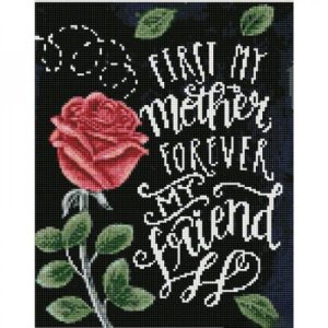 Алмазна мозаїка "Листівка для друга" 30х40