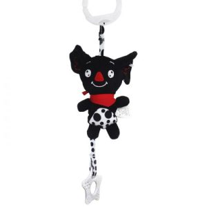 Мʼяка підвіска з дзвоником "Коала" (чорна)