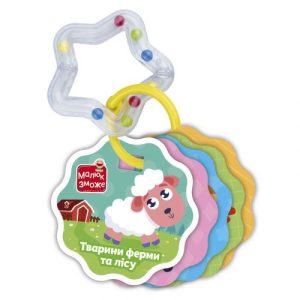 Розвиваючі картки "Тварини ферми та лісу" (укр)