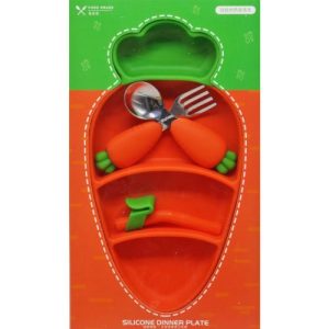 Набір силіконового столового приладдя "Морква"