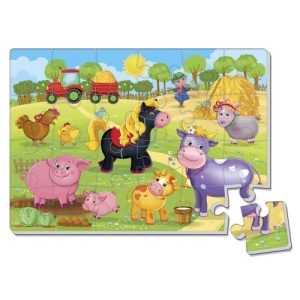 Мʼякі пазли А4 "Ферма" (24 елем )