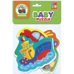 Бебі пазли фомові "Транспорт" (4 шт)
