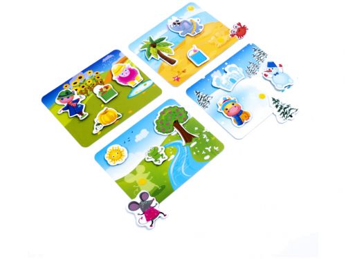 Гра з липучками "Яка пора року" (укр)