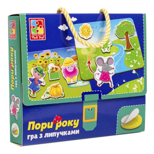 Гра з липучками "Яка пора року" (укр)