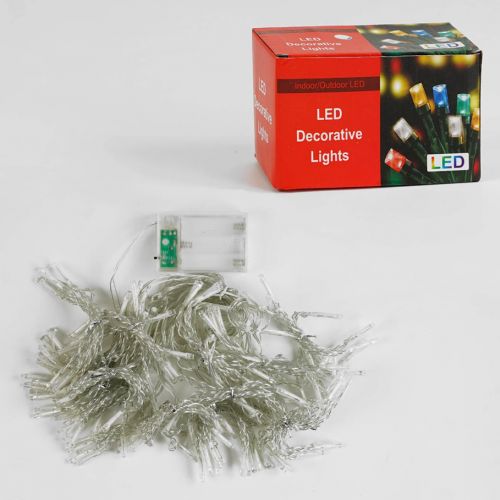 Гірлянда-штора, 300х75 см, 180 лампочок (біле світло) - Зображення 3