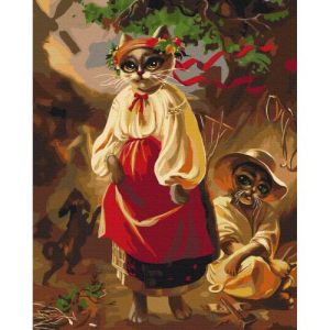 Картина за номерами "Котерина ©Маріанна Пащук" ★★★★