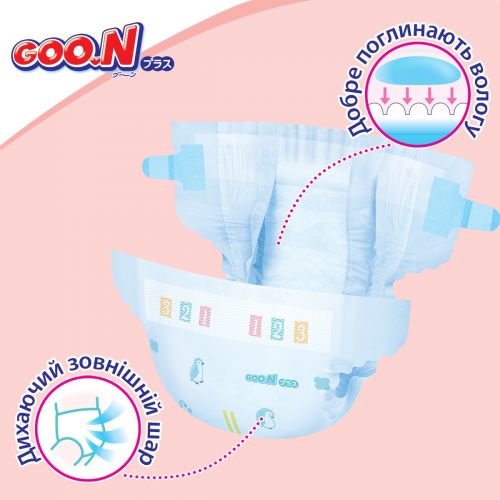 Підгузки Goo.N Plus для дітей (розмір 5(XL), 12-20 кг, 38 шт) - Зображення 2