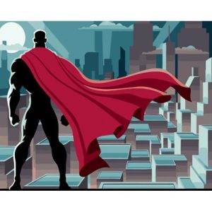 Картина за номерами "Охорона нічного міста" ★★★★