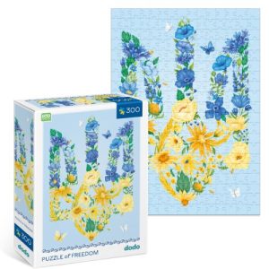 Пазл "Квітучий тризуб" (300 елементів)