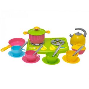 Набір посудкі з конфорками, 20 предметів